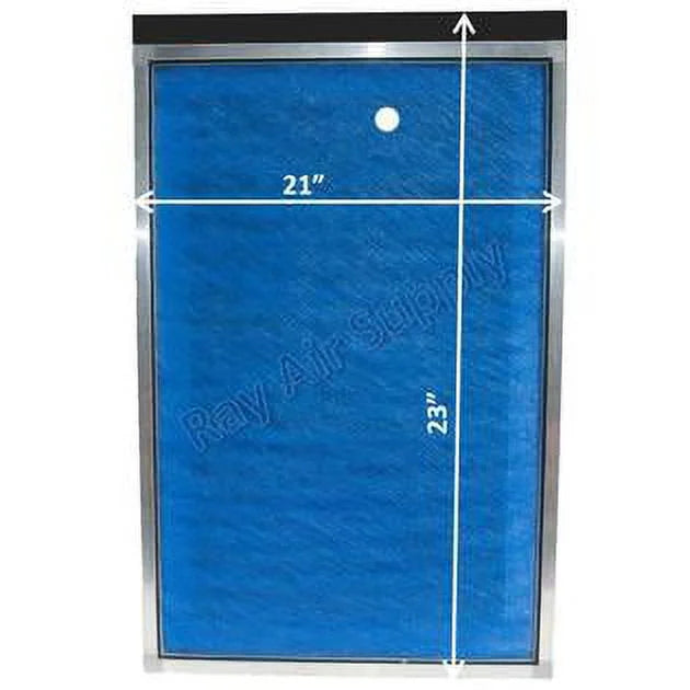 RAYAIR SUPPLY 21x23 Replacement Filter Pads Compatible with MicroPower Guard Air Cleaner (3 Pack) BLUE