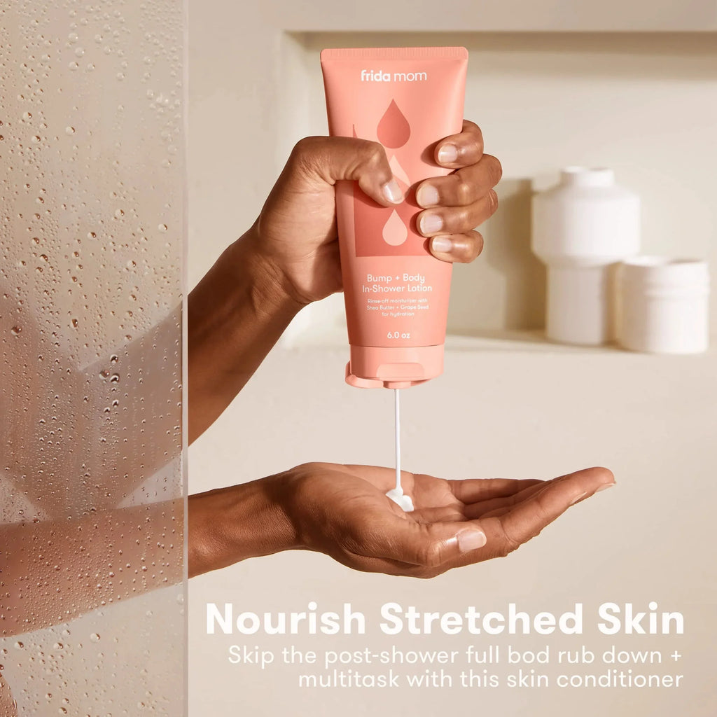 Frida Mom Pregnancy Skincare Body Relief Set for Stretch Marks; Dry Skin; Swelling Chafing - 4 Ct