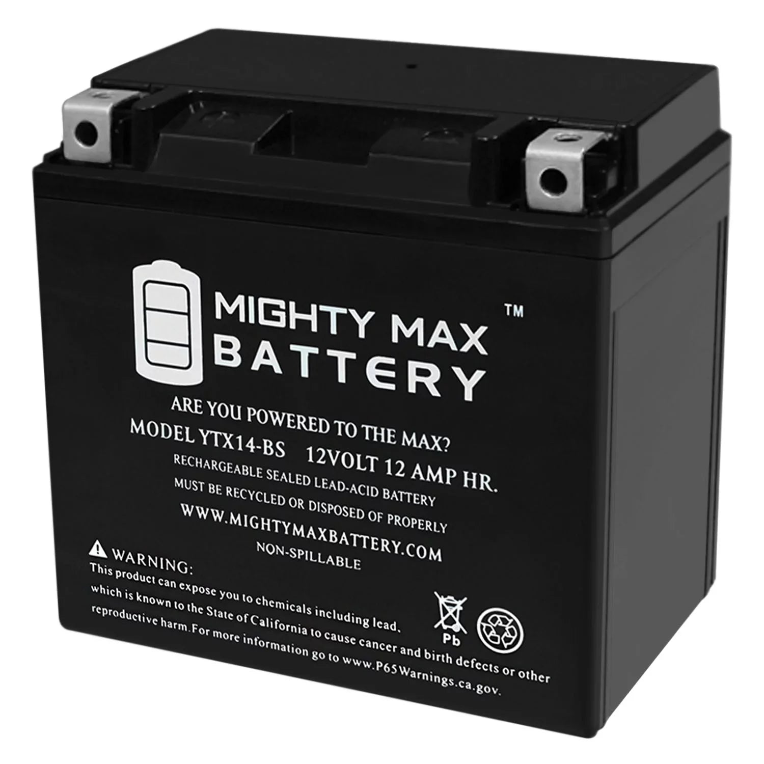 YTX14-BS Replacement Battery For BUELL XB12X Ulysses (06-'09)