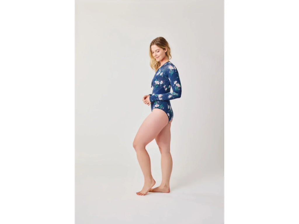 Carve Designs LS All Day Onesie - Women's; Bouquet; Extra Small