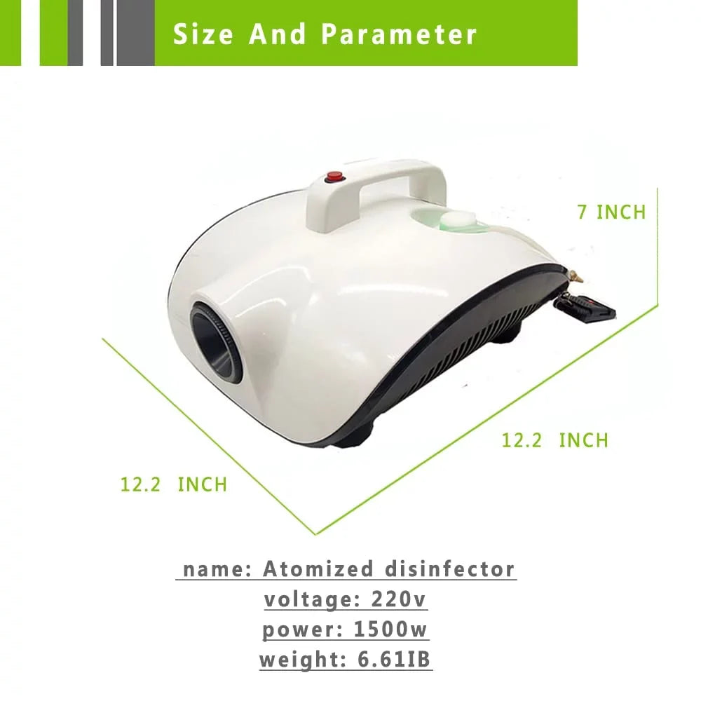 Smart Fog Device Best for Home; Car; Office & Retail Indoor/Outdoor Portable House Sterilization Atomizer.