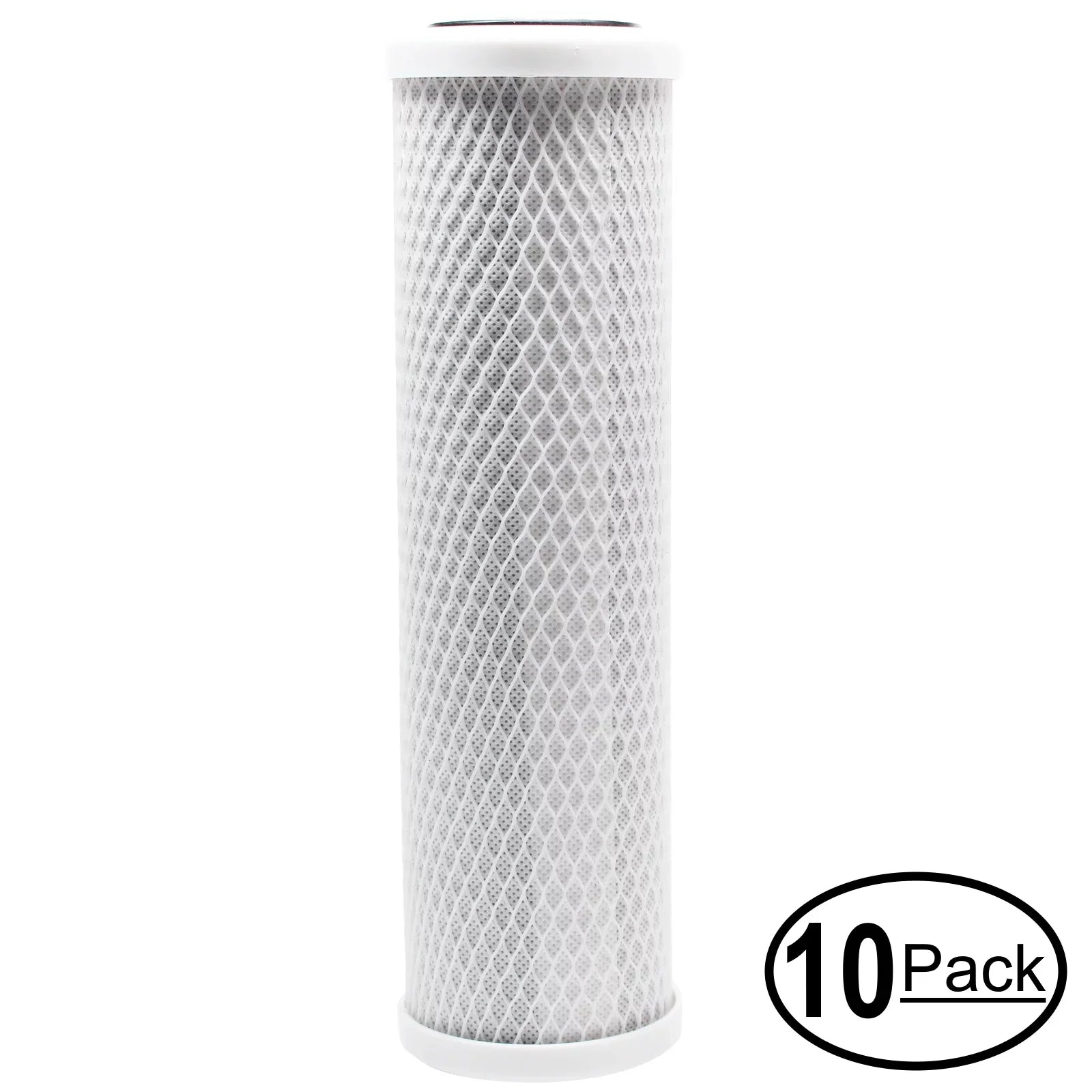10-Pack Replacement for Liquagen liqua 591 Activated Carbon Block Filter - Universal 10 inch Filter for LIQUAGEN- REVERSE OSMOSIS RO/DI FILTER SYSTEM - Denali Pure Brand