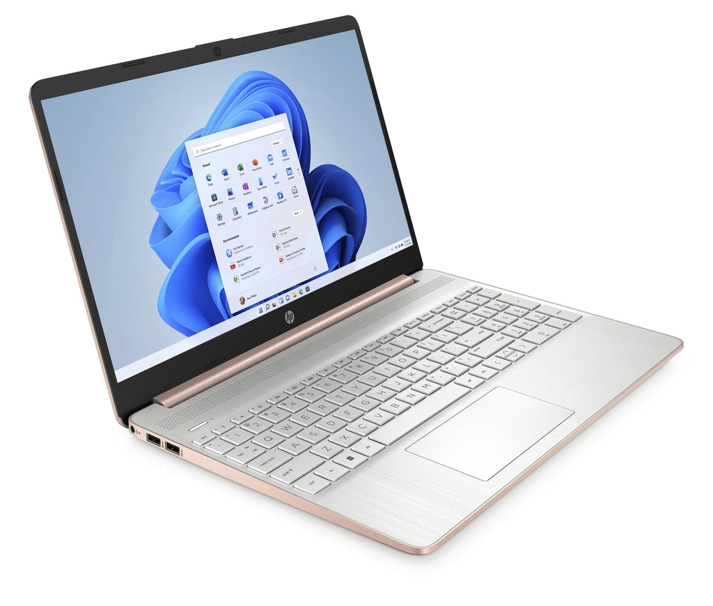 HP 15.6" Notebook FHD AMD Ryzen 5 5500U 16GB RAM 512GB SSD Pale Rose Gold - AMD Ryzen 5 5500U Hexa-Core - 1920 x 1080 FHD IPS Display - AMD Radeon Graphics - 16GB DDR4 RAM - 512GB SSD