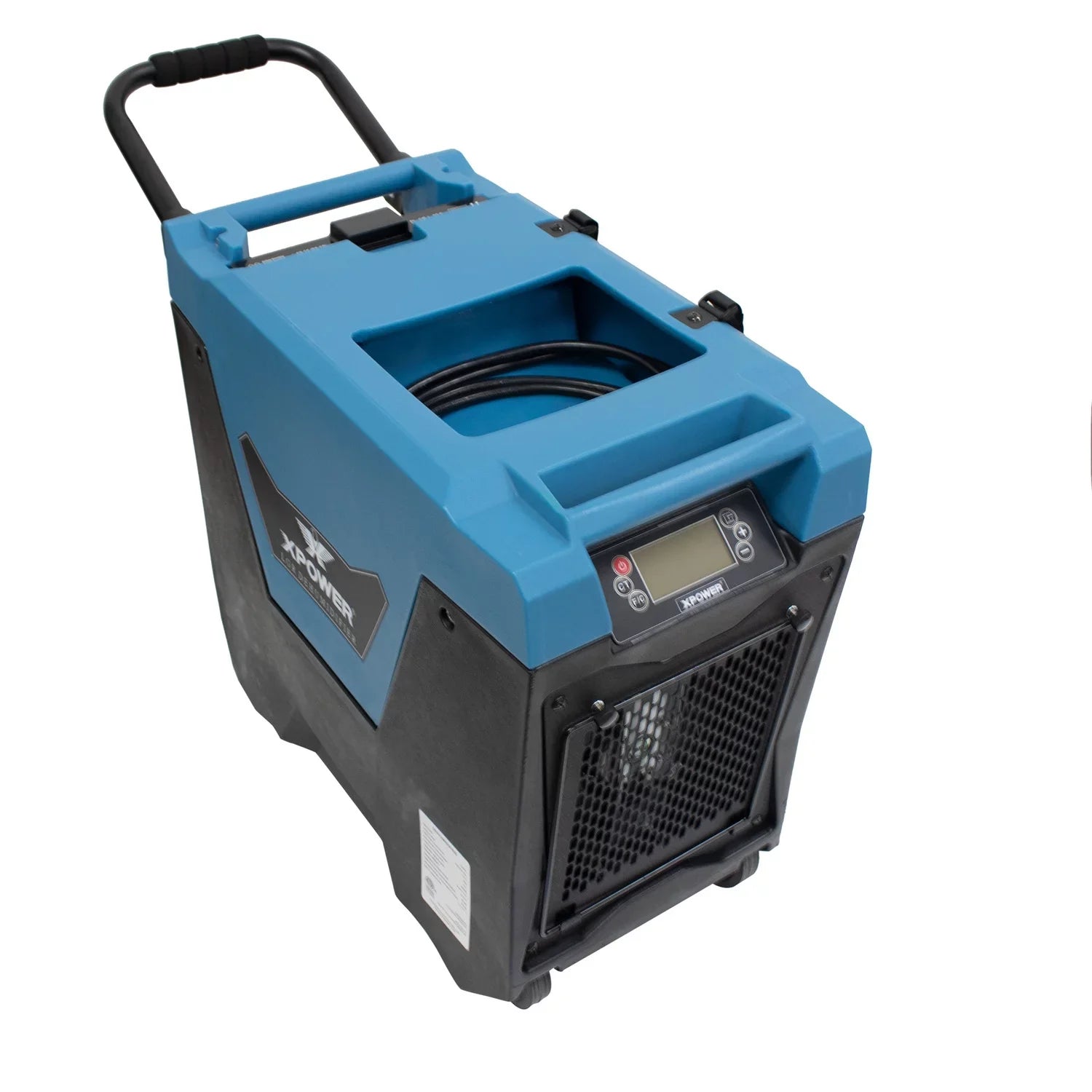 XPower 10 ft. LGR Dehumidifier with Automatic Purge Pump; Blue