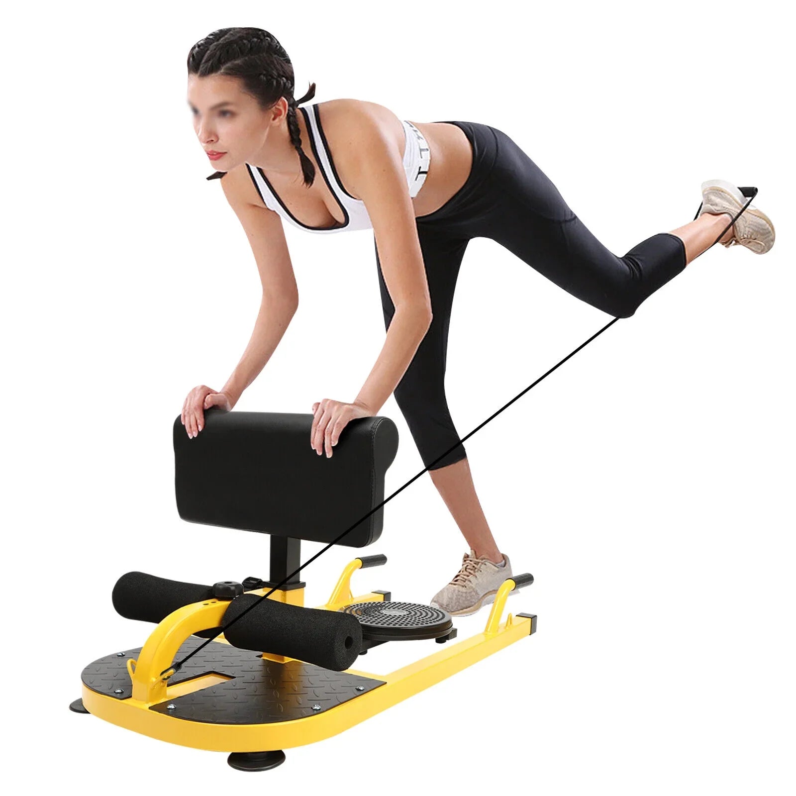 Multifunctional Squat System Deep Sissy Squat Home Gym Ab Trainer Adjustable