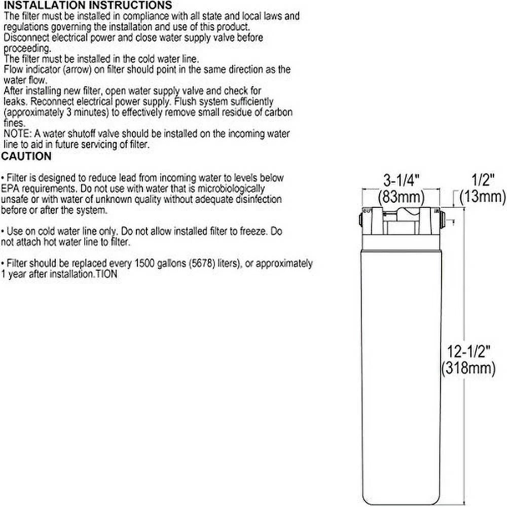 Elkay 51299C Filter Assembly; White