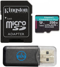 Kingston 256GB roSDXC Canvas Go Plus Works with Rexing Dash Camera V1; V1-4K; V5; V1GW (SDCG3/256GB) Cl 10 U3 A2