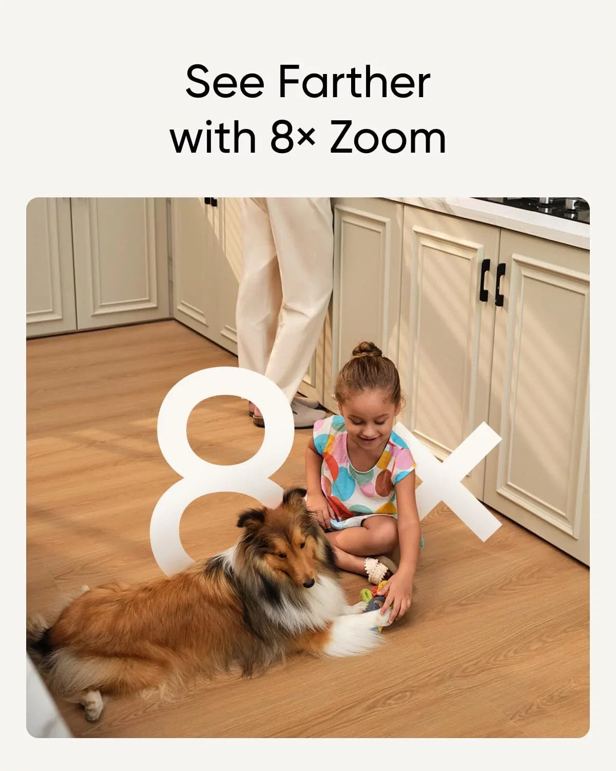 eufy Security Indoor Cam S350; Dual Cameras; 4K UHD Resolution Security Camera with 8× Zoom and 360° PTZ; Human/Pet AI; Ideal for Baby Monitor/Pet Camera/Home Security; Dual-Band Wi-Fi 6