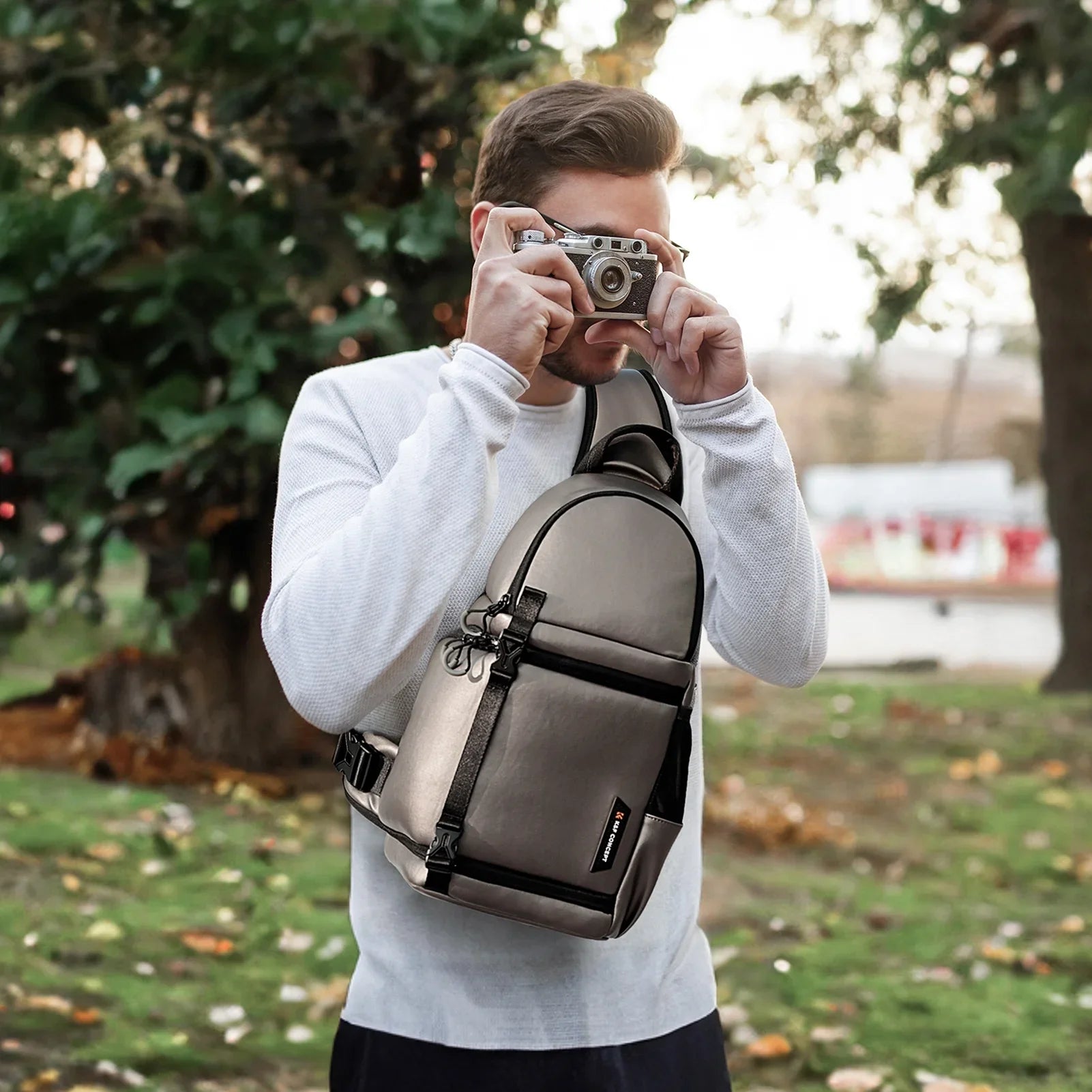 K&F CONCEPT Single Shoulder Bag;Dslr/slr/mirrorless Camera Case Fluidproof K F Camera Dslr/slr/mirrorless With Removable Camera Case And Fluidproof Dividers Fluidproof With F Camera Features