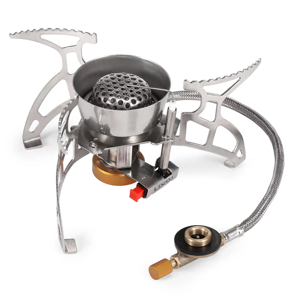 Lixada Windproof Backpacking Stove; Portable Cooking Stove for Outdoor Adventures