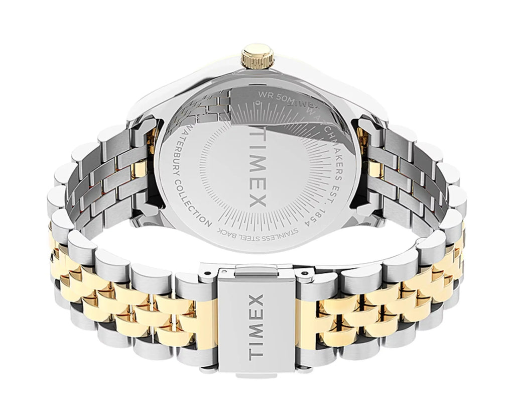 Timex Fluidbury Legacy with Swarovski� Crystals 34mm Stainless Steel Bracelet Women's Watch