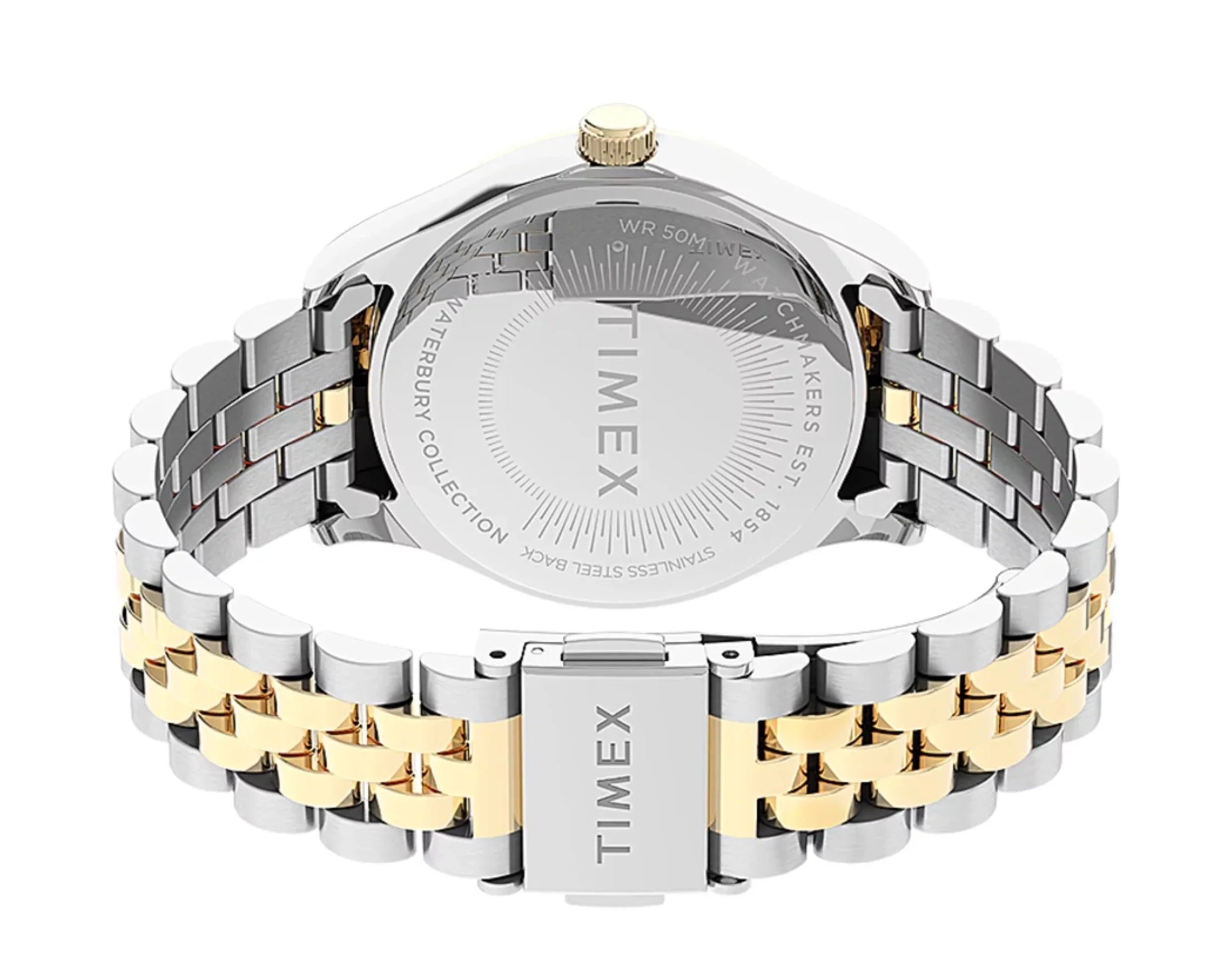 Timex Fluidbury Legacy with Swarovski� Crystals 34mm Stainless Steel Bracelet Women's Watch