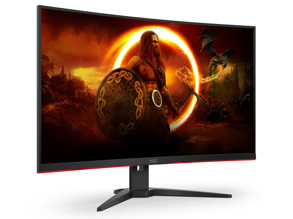 AOC 32" (31.5" Viewable) 240 Hz VA FHD Curved Gaming Monitor FreeSync Premium (AMD Adaptive Sync) 1920 x 1080 123% sRGB; 91% DCI-P3; 85% NTSC HDMI; DisplayPort; Audio (C32G2ZE)