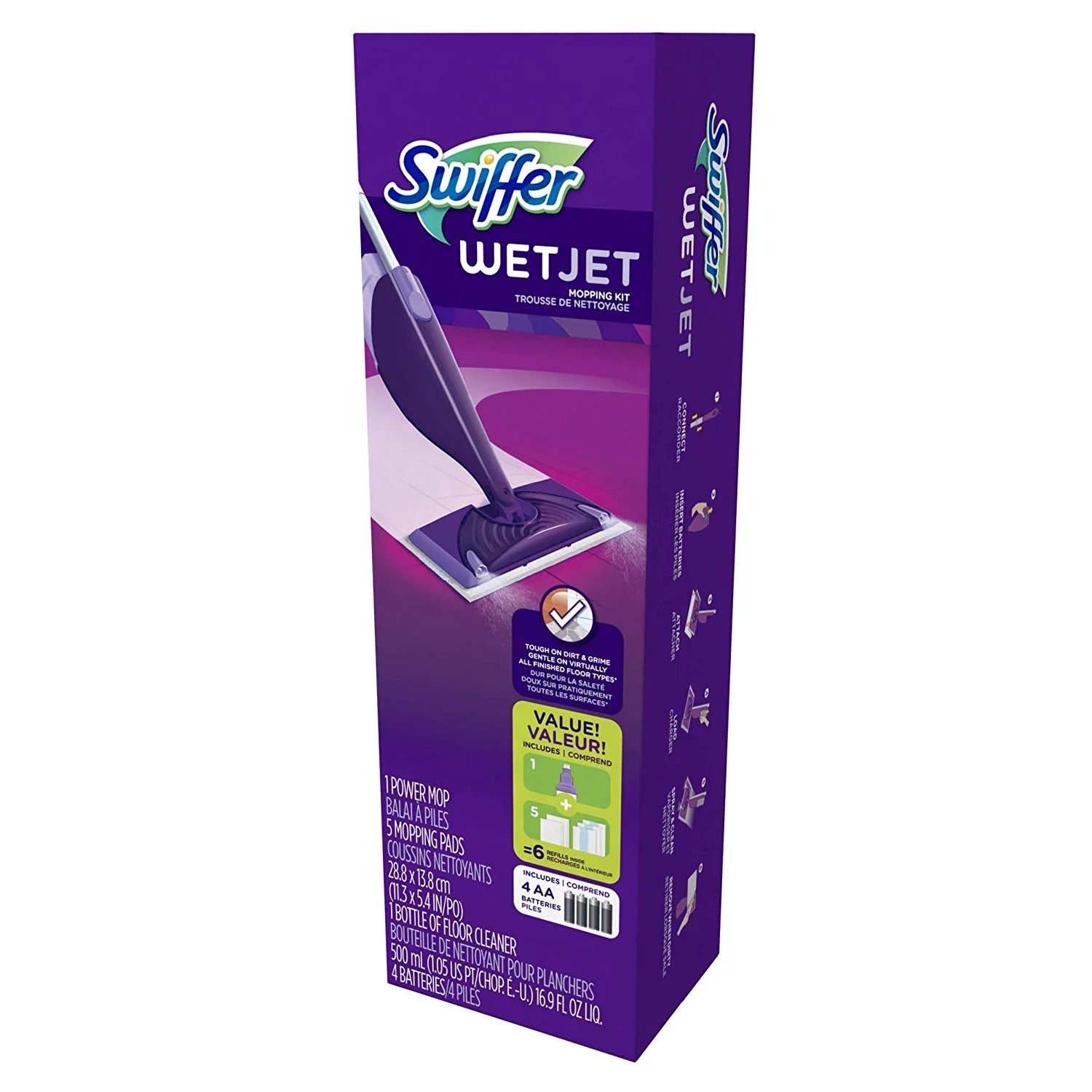 Swiffer WetJet Apply Mop Starter Kit; 16.9 fl oz