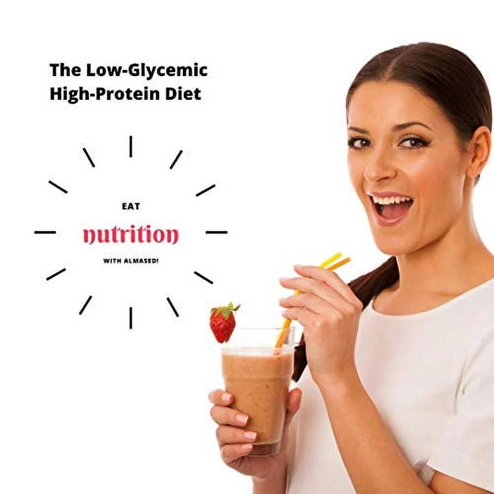 Almased Meal Replacement shakes – Gluten-Free; non-GMO Weight Loss Powder – Vanilla Flavor; 17.6 oz (2 pack)