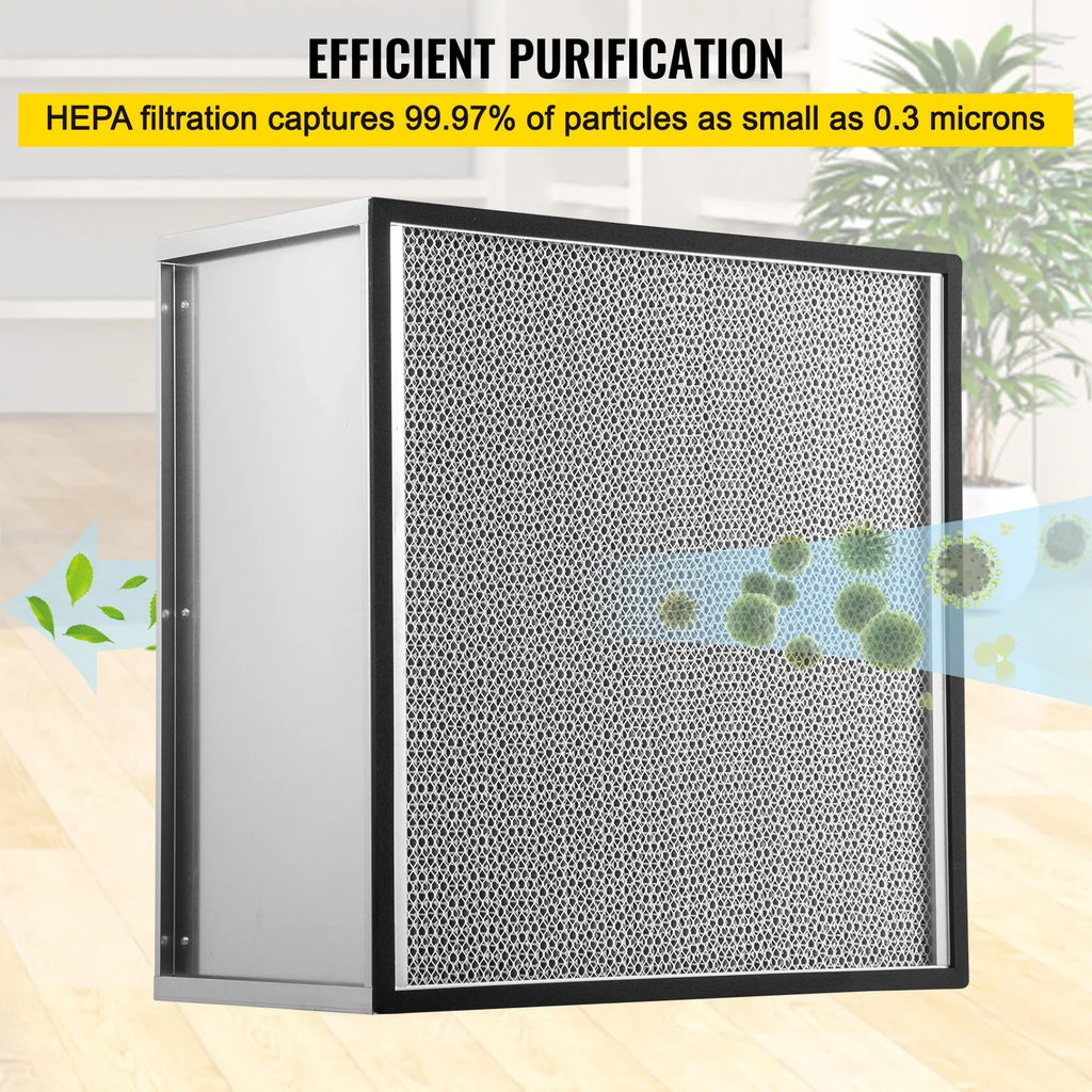 BENTISM 24''x24''x11.5'' HEPA Filter for Laminar Flow Hood 99.97% Efficient; 3 Microns