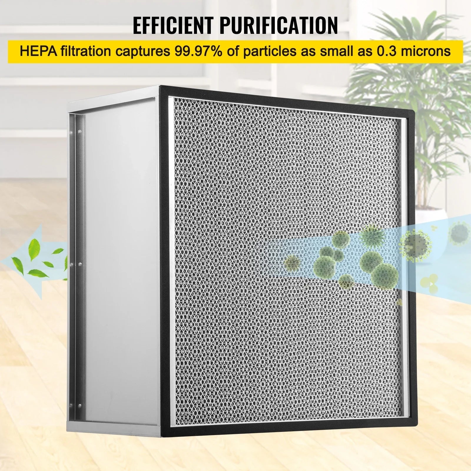 BENTISM 24''x24''x11.5'' HEPA Filter for Laminar Flow Hood 99.97% Efficient; 3 Microns