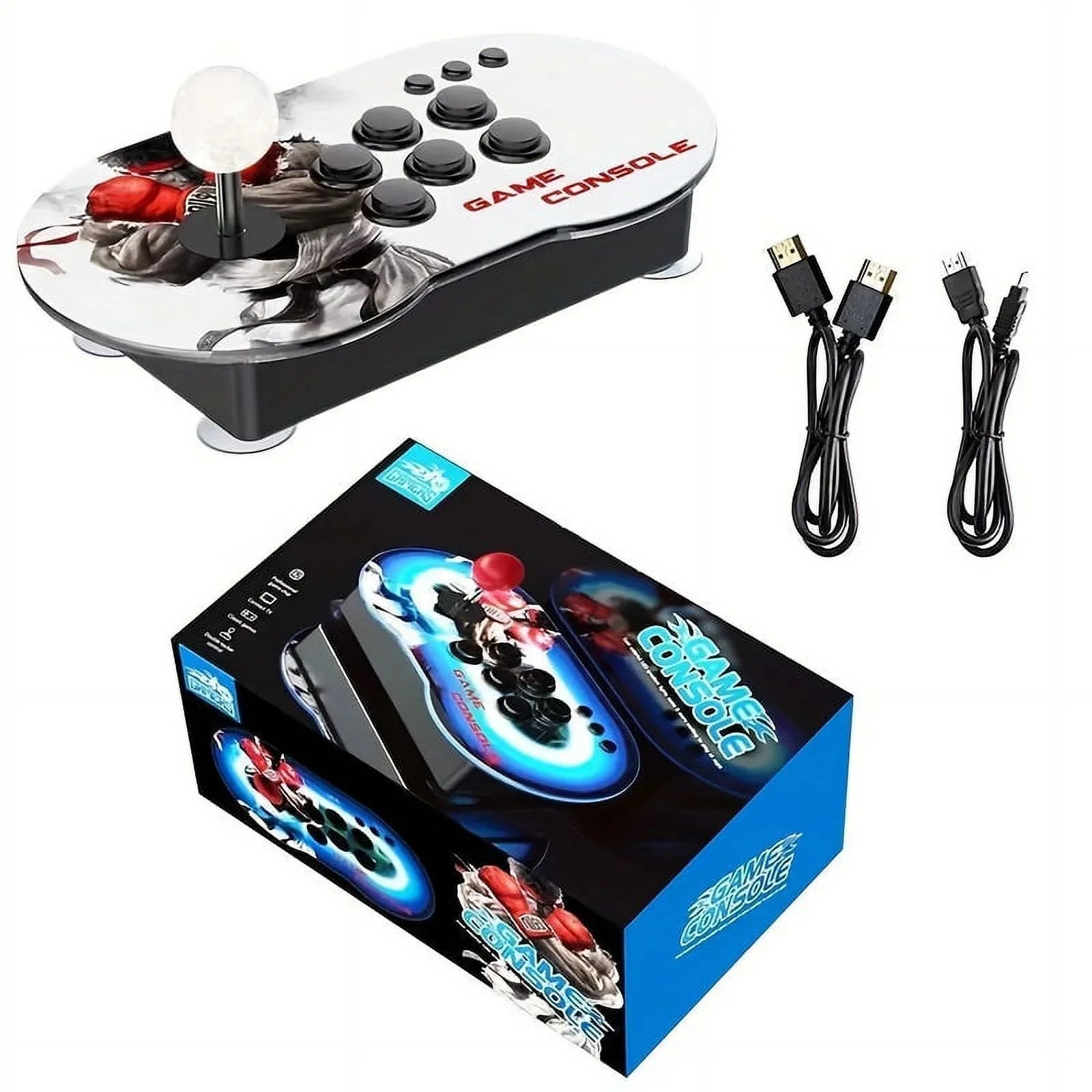 Home Video Game Console Wired Double Rocker Game Console; Classic HD Home Game Stick; 2-in-1 Wired Controller On Monitor TV Game Box; Support CPS/GB/GBC/SFC/GBA/MD/PS1/FC