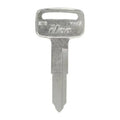 Hillman Automotive Blank YM58 & X119 Double Sided Universal Key for Yamaha - Black & Silver - Pack of 10