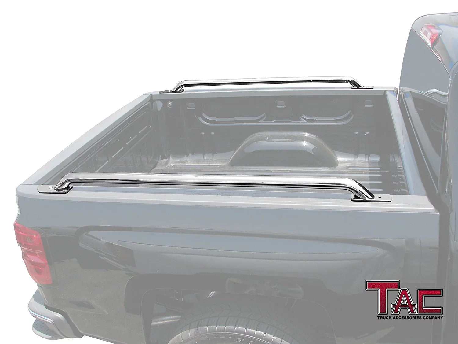TAC Bed Rails Fit 2014-2024 Chevy Silverado 1500/GMC Sierra 1500 5.5ft Short Bed T304 Stainless Steel truck Side rails Off Road Automotive Exterior Accessories 2pcs