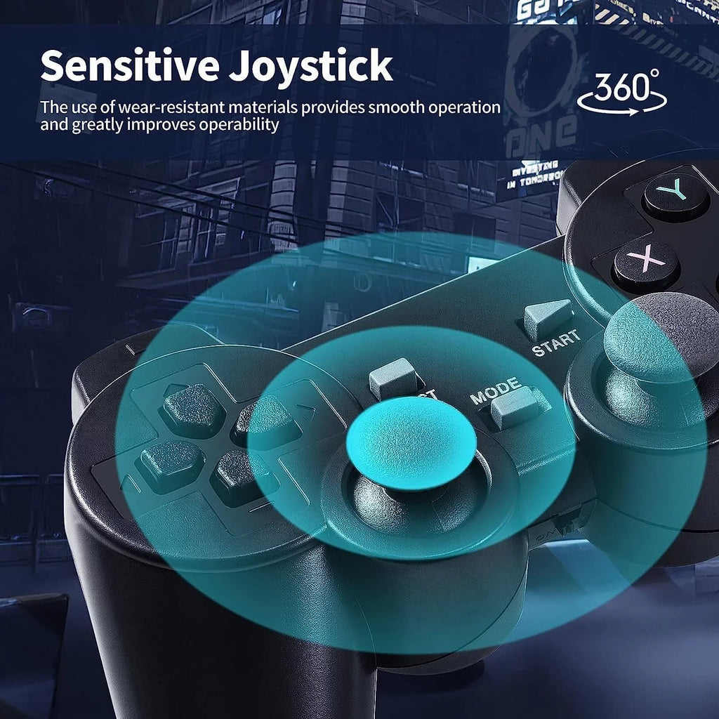 Retro Game Console; Nostalgia Stick Game;Wireless Retro Play Game Stick;Plug and Play Video Game Stick Built in 20000+ Games;4K HD Output;9 Classic Emulators;with Dual 2.4G Wireless Controllers(64G)