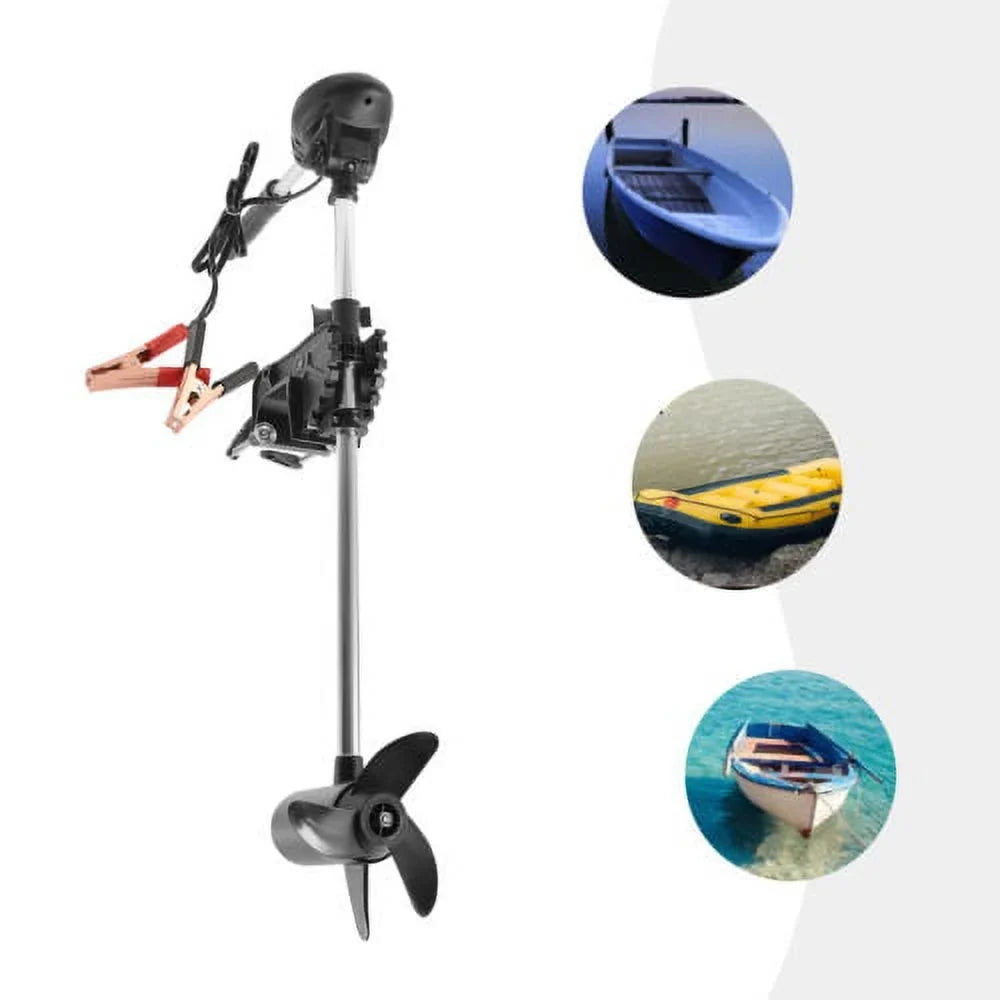12V 60lbs Foldable Powered Trolling Motor Outboard Motor Fishing Boat Engine