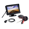 5'' TFT-LCD Backup Camera Car Rear View Backup Reverse System + HD Parking Camera for Truck Pickup Car Rear View Security Monitor & Fluidproof