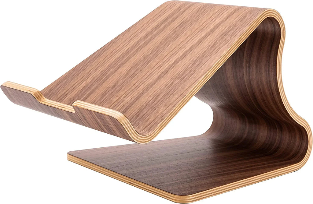SAMDI Laptop Holder，Wood MacBook Stand，Sturdy and Stable，No Need to Install a Universal Notebook Cooling