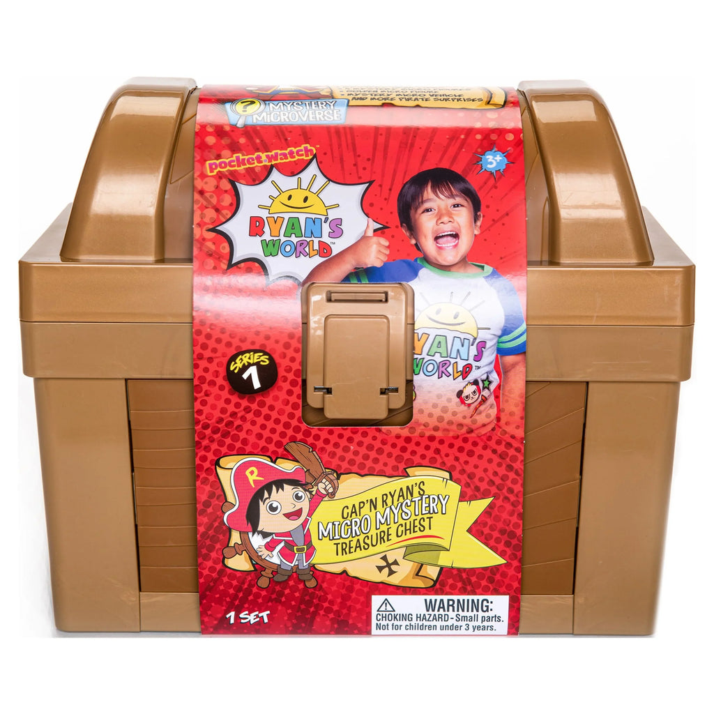 Ryans World Cap`n Ryan`s Micro Mystery Treasure Chest Toy