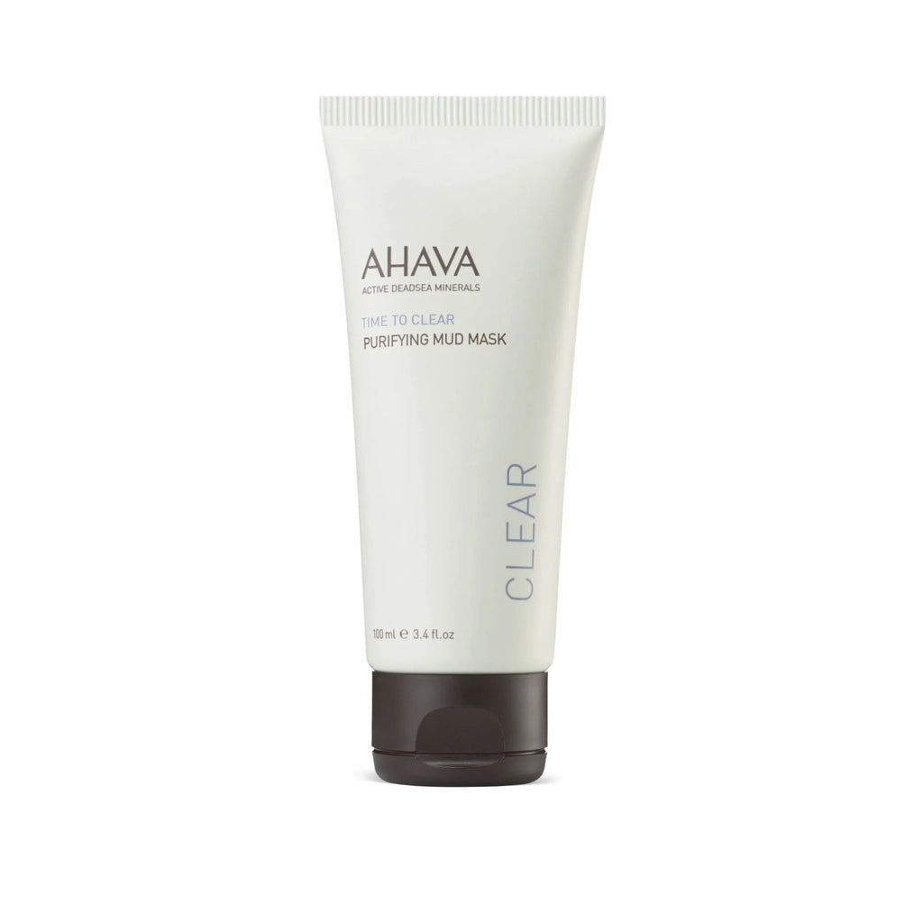 Ahava Purifying Mud Mask - Indulging Mud Mask Cleaning & Purifying The Skin; Soothes; Softens & Clarifies; Enriched With Exclusive Osmoter; Dead Sea Mud; Aloe Vera; Vitamin B5 & Jojoba Oil; 3.4 Fl.Oz.