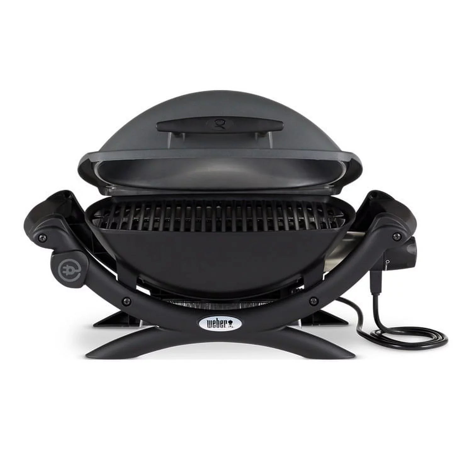 Weber Q 1400 Current-activated Grill (Black) with Grill Cover