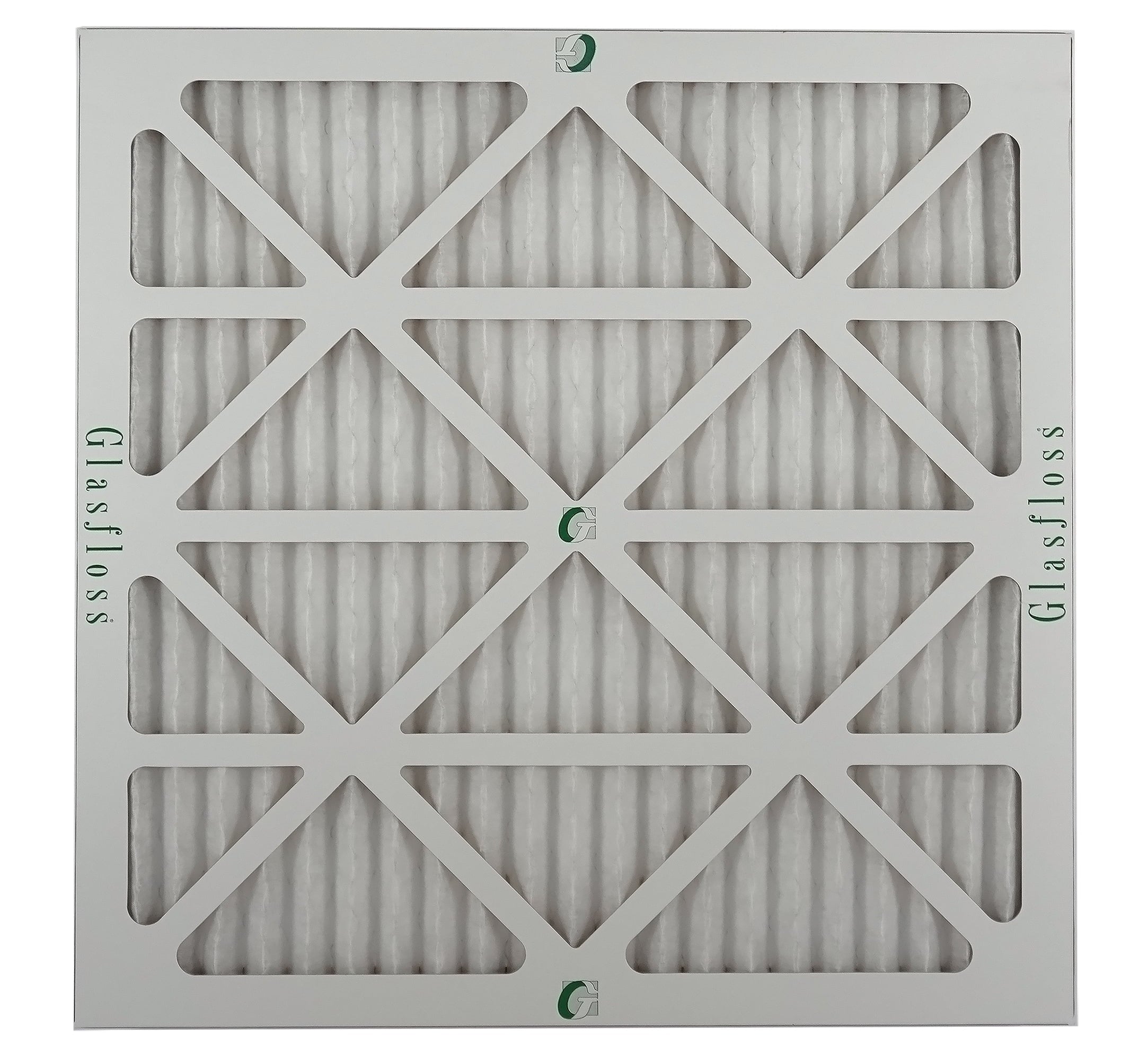 Glasfloss Air Filter 20x20x2 - 2" MERV 10 - (Pack of 4) - Pleated AC or HVAC Air Filter - Furnace Air Filter - Home or Office - Made In The USA.