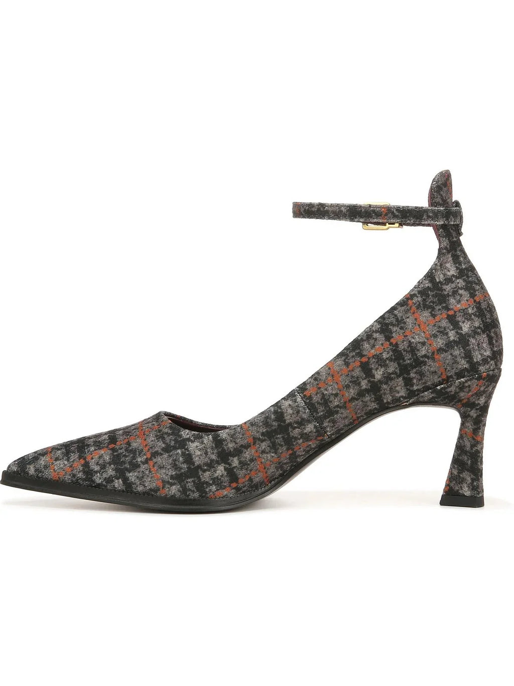 Franco Sarto Womens Danielle Pattern Ankle Strap Pumps