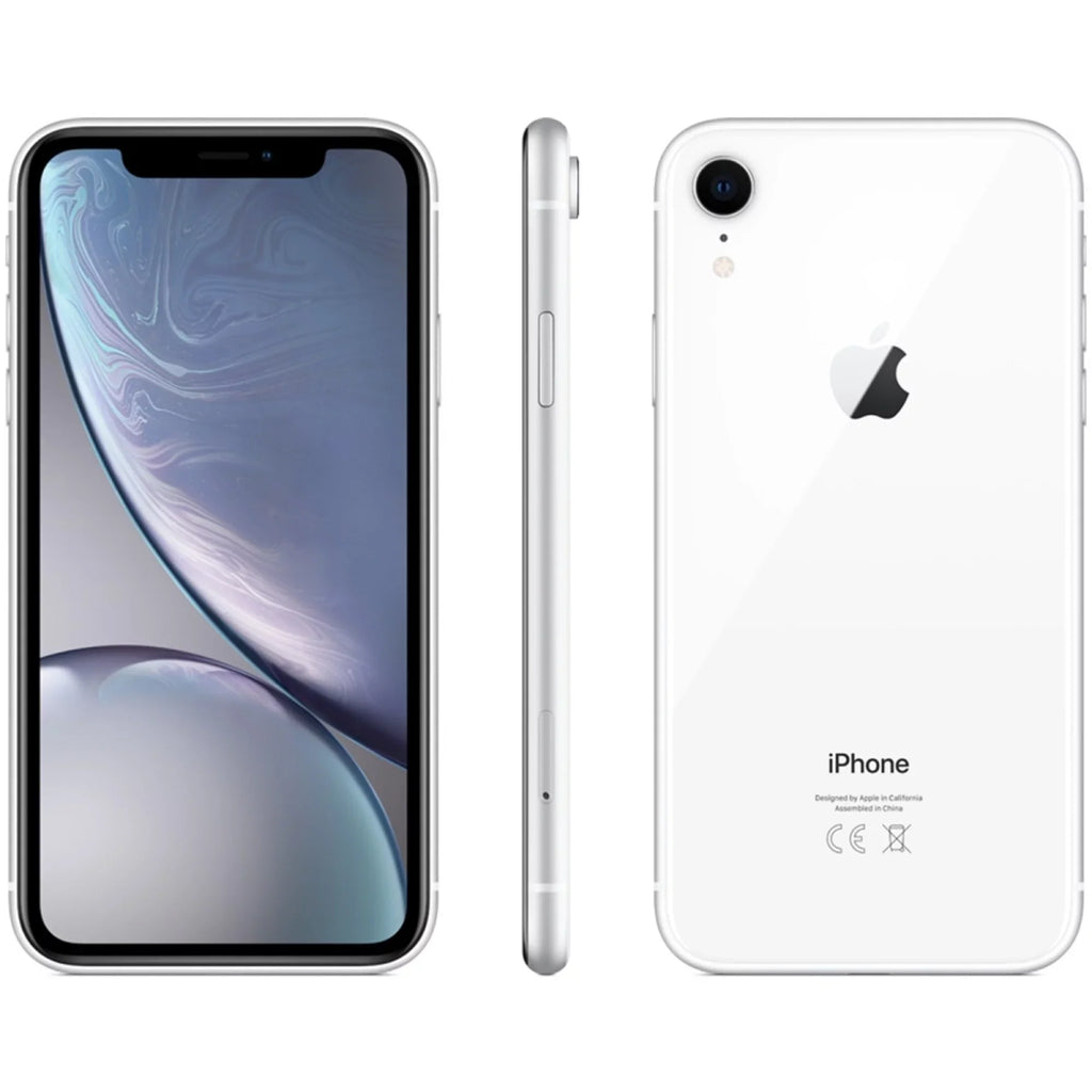 Restored Apple iPhone XR 64GB Unlocked GSM 4G LTE Phone w/ 12MP Camera - White (Refurbished)