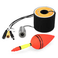 Tomshoo 1200TVL Underwater Fishing 12 LEDs Night Vision Fluidproof Fish Shape Boat Ice Fishing Accessories with 15m30m50m Cable