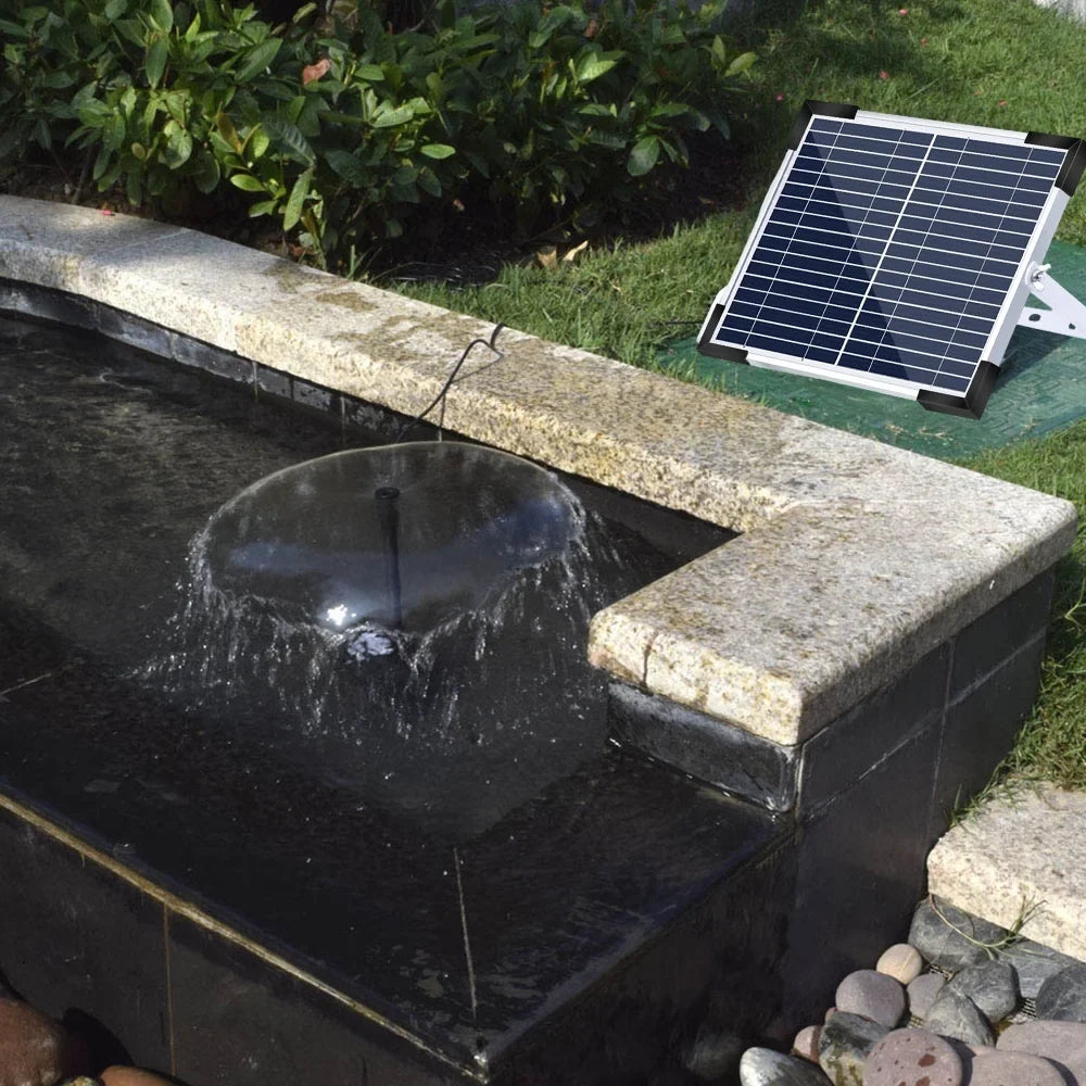 High Solar Pump Garden Fountain; Eco friendly and Efficient Decor