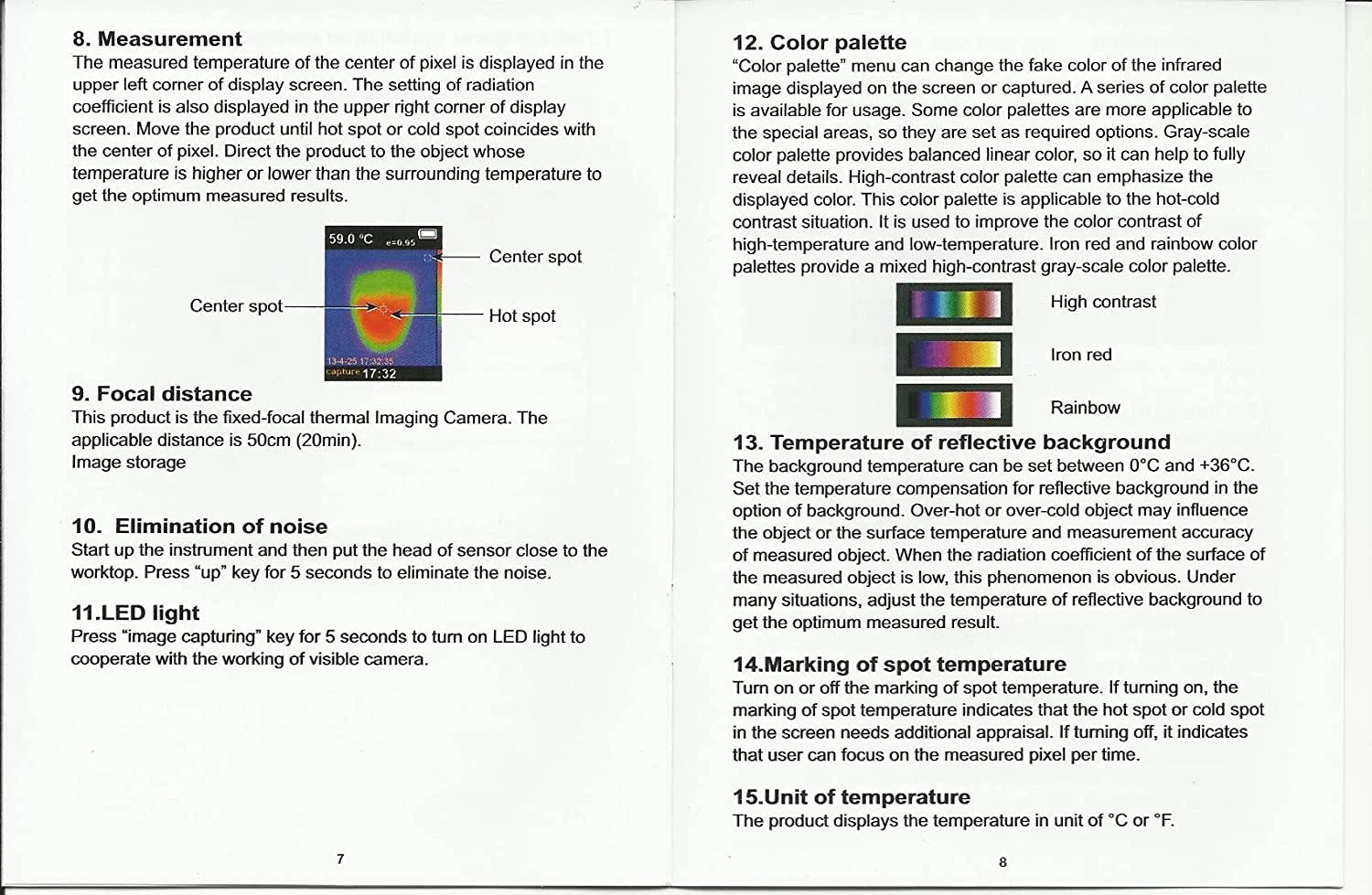 Perfectprime IR0002; Infrared IR Thermal Imager & Visible Light Camera with IR-Black