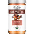 Velona USDA Certified Organic Red Palm Oil - 32 oz | Food and Cosmetic Grade | in jar | Extra Virgin; Cold Pressed | Skin; Face; Body; Hair Care | Use Today - Enjoy Results
