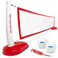 GoSports Splash Net PRO Pool Volleyball Net; Includes 2 Balls; Red