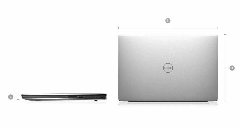 Restored DELL XPS 15 7590 UHD I7 16 512GB SSD GTX 1650 XPS75907992SLVPUS SILVER (Refurbished)