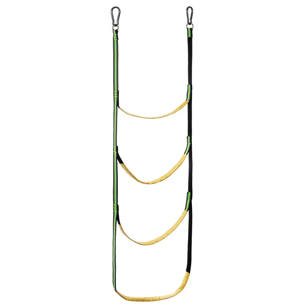 4-Step Boat Rope Ladder; Portable Rope Boarding Ladder; Foldable Outdoor Climbing Ladder; Heavy Duty Swim Ladder for Inflatable Boat; Sailboat; Kayak; Canoeing; Motorboat