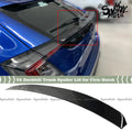 FITS 2017-2021 HONDA CIVIC HATCHBACK GLOSSY BLACK JDM V2 DUCKBILL TRUNK SPOILER LID
