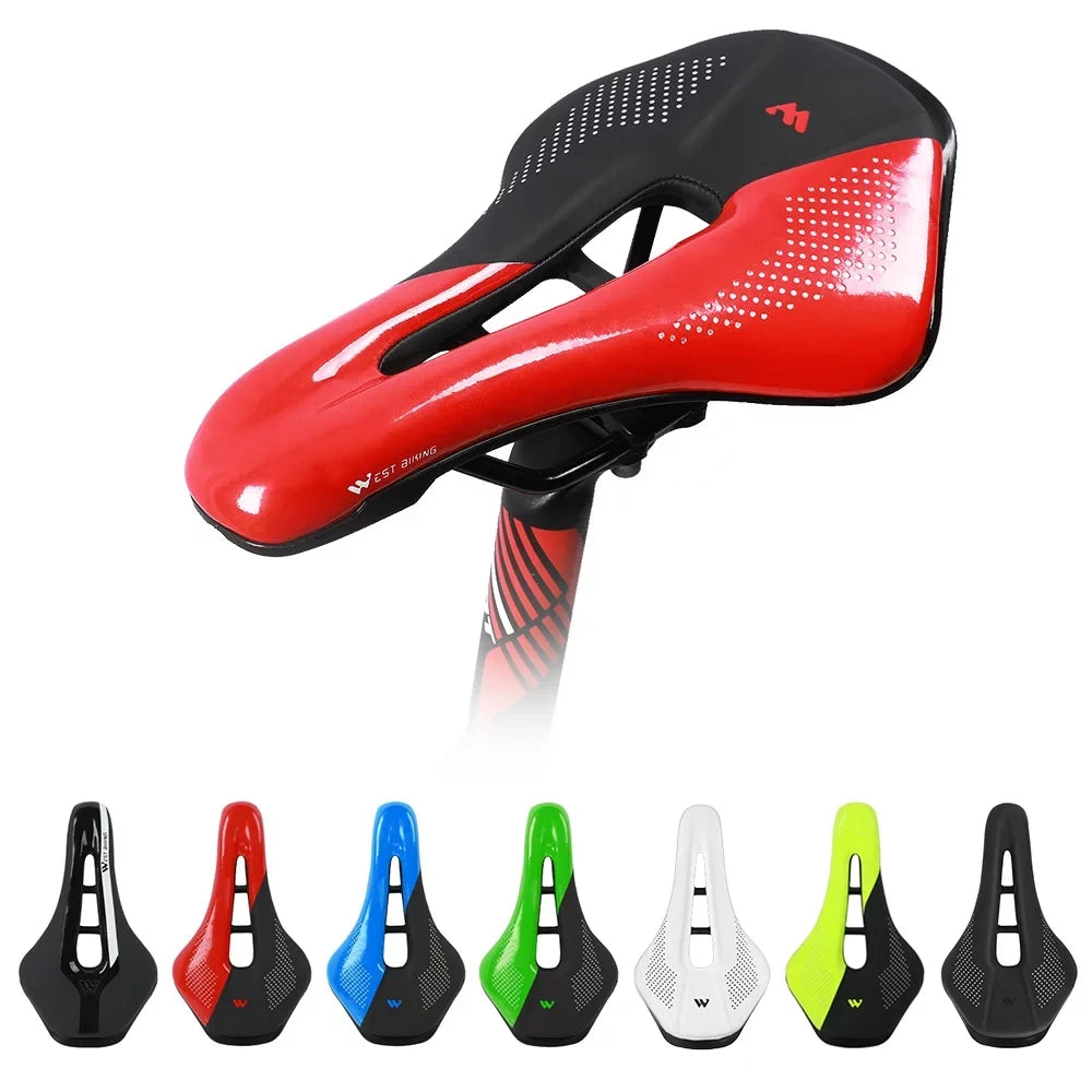 Bike Saddle;Equipment Road Mtb Bike Soft Pu Leather Mountain Seat Soft Saddle Steel Rails Pu Leather Road Seat Soft Pu Leather Road Mtb Rails Mountain Seat Bike Saddle Jinmie