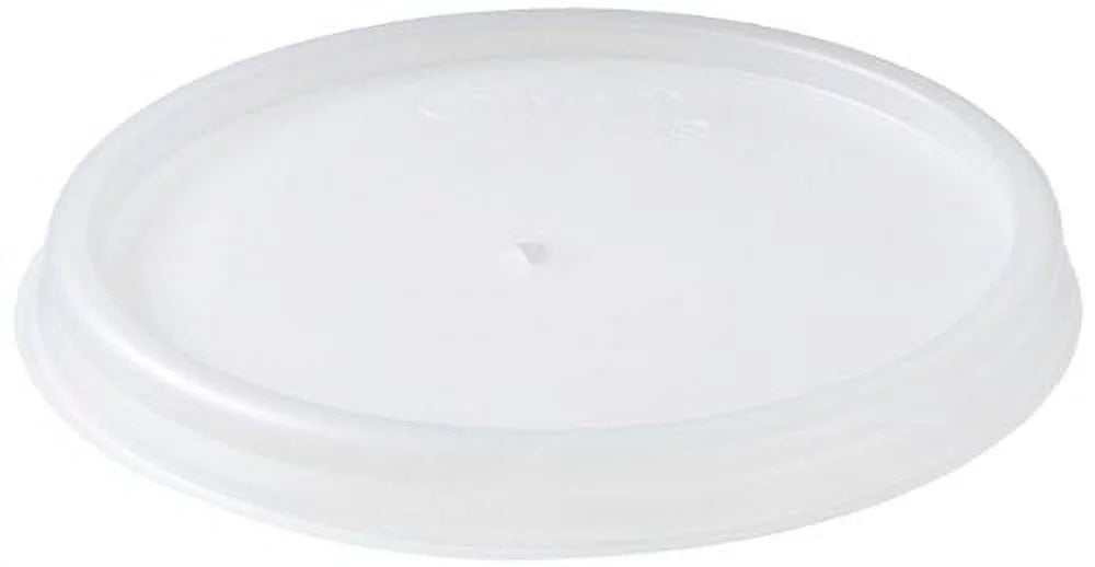 Dart Plastic Lids; Fits 4oz Cups; Translucent; 1000 Count