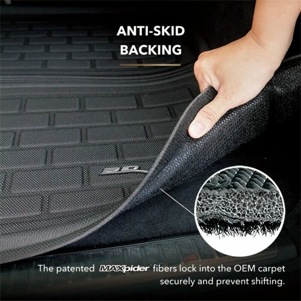 3D MAXpider KAGU Cargo Liner (BLACK) compatible with HONDA HR-V 2016-2022 - Cargo Liner