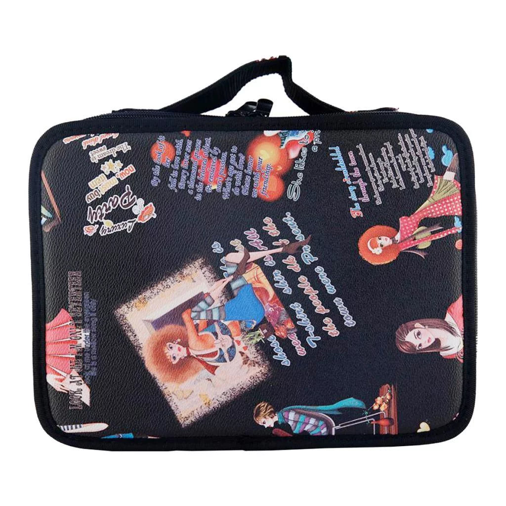 Hairdressing Tools Storage Carrying Case; Professional Multi-functional Hair Hairdresser Bag Large Mobile Beauty Cosmetics Organizer Holder