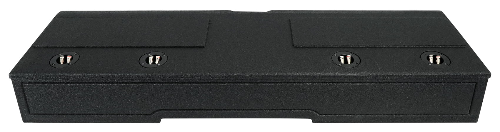 Rockville REC120 Quad 8" Ported Bedlined Sub Box For 2007- CURRENT GM Crew Cab