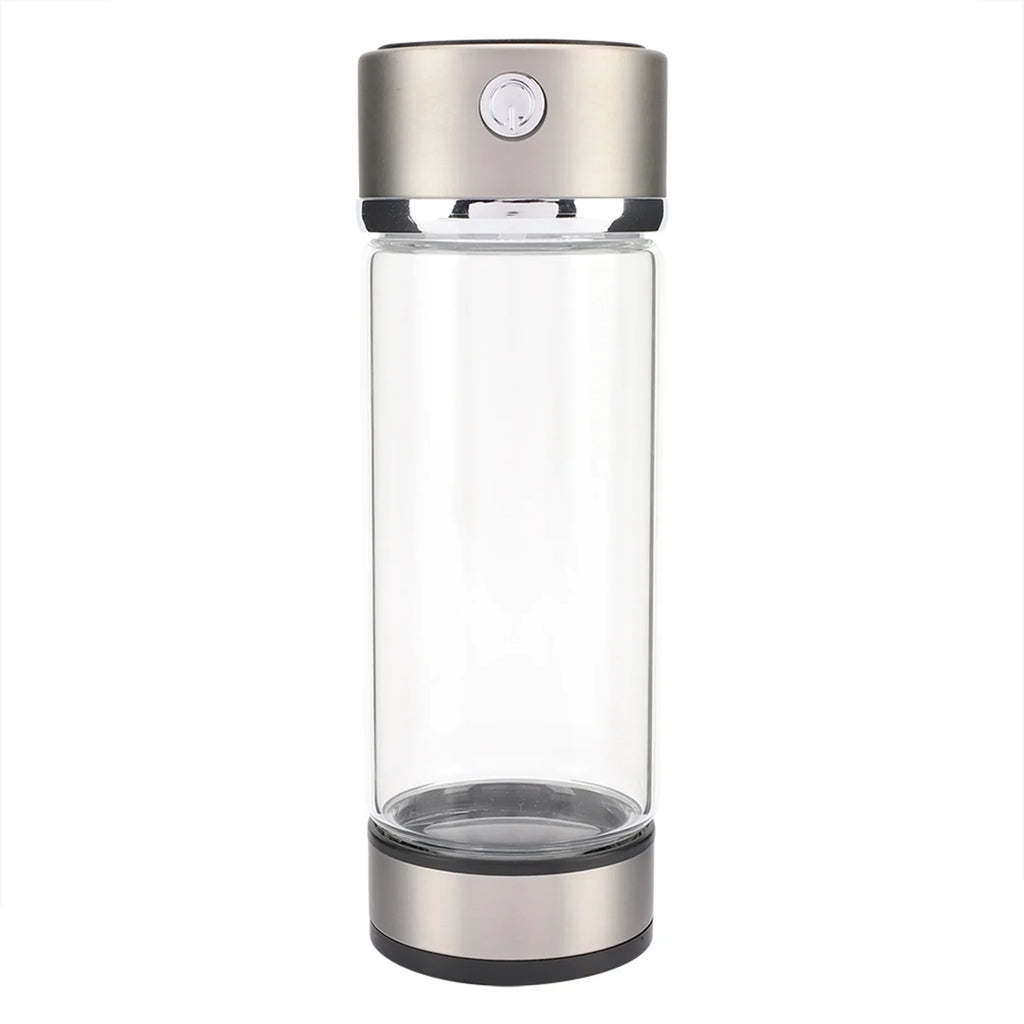 Nikou USB Charging Rich Hydrogen Purifier Filter Glass Bottle Anti-Skid Portable Lonizer Cup