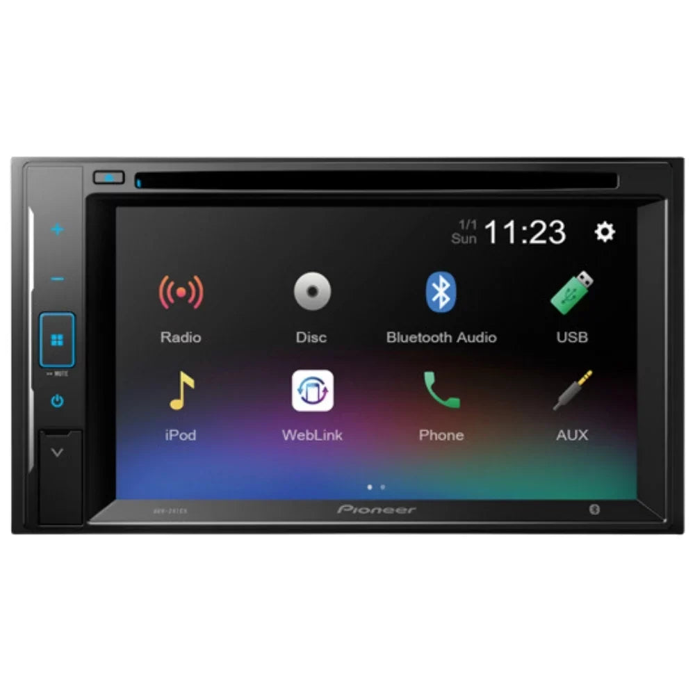 KIT4942 Bundle for 2003-2009 Toyota 4Runner Limited W/ Pioneer AVH-241EX Double DIN Car Stereo with Bluetooth/Backup Camera/Install Kit/in-Dash DVD/CD AM/FM 6.2" Touchscreen Digital Media Receiver