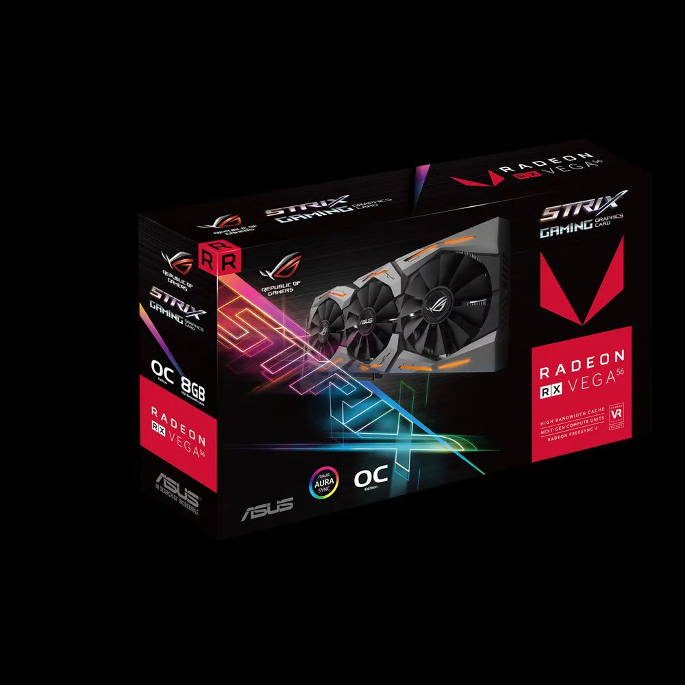 Asus Rog-Strix-Rxvega56-O8G-Gaming Graphics Card
